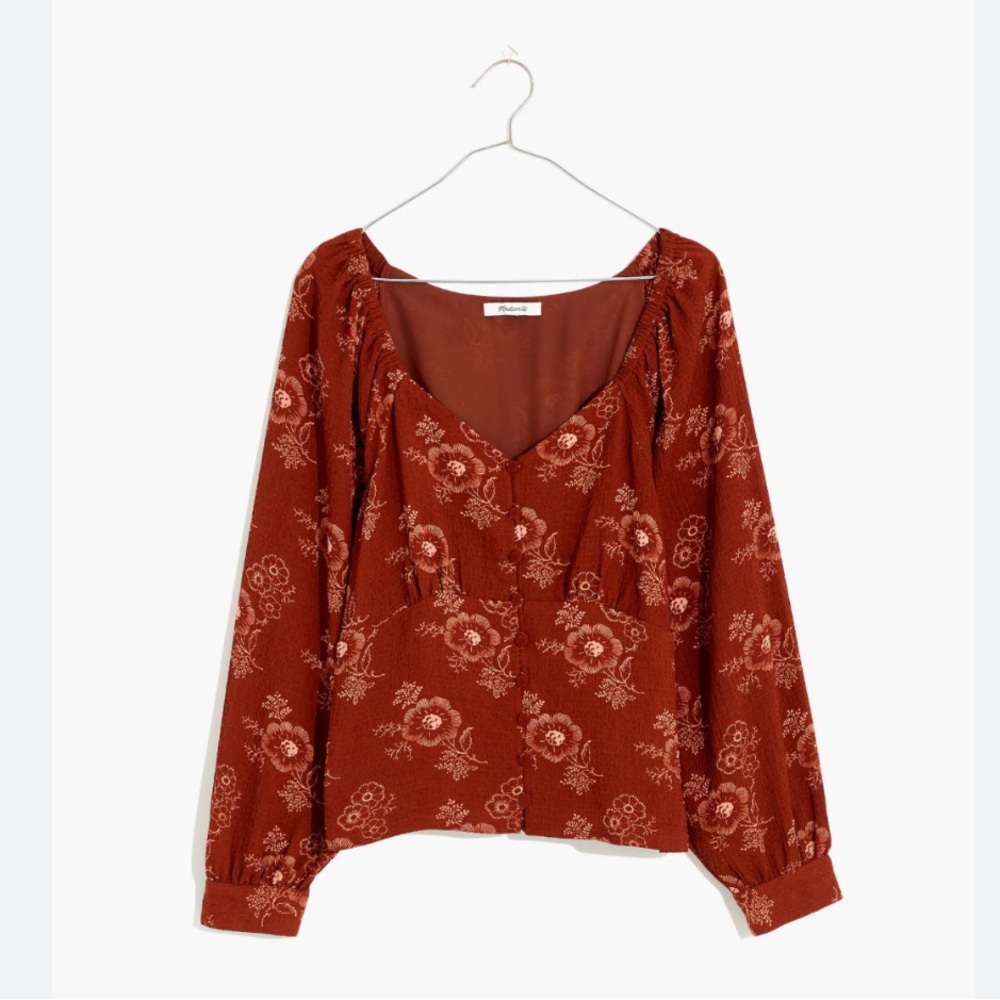 MADEWELL Women's Preston Puff-Sleeve Top